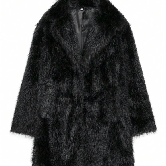 Black Teddy Jacket Cozy and Stylish - Picture 7 of 9